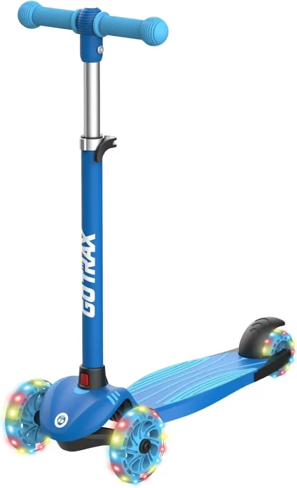 Patinete Plegable Con Ruedas LED Y Manillar Ajustable De 3 Alturas – Para Niños De 3 A 12 Años (100kg)