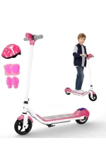 HONEYWHALE E2 Scooter Eléctrico para Niños y Niñas 6 12 Años, Patin Electrico Plegable con Luz LED Multicolor, 60 90 Minutos de Uso, Velocidad Máxima 15 kmh, Regalo de Cumpleaños, Scooter (2)