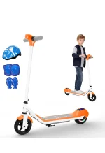 HONEYWHALE E2 Scooter Eléctrico para Niños y Niñas 6 12 Años, Patin Electrico Plegable con Luz LED Multicolor, 60 90 Minutos de Uso, Velocidad Máxima 15 kmh, Regalo de Cumpleaños, Scooter (3)
