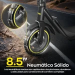 HONEYWHALE M1 LITE Scooter Eléctrico para Adulto, 500W Motor MAX, Velocidad 25KMH MAX, Autonomía 15KM, Patin Eléctrico Plegable con APP Bluetooth, Neumático Sólido de 8,5 pulgadas, Certificado UL2272 (2)