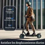 HONEYWHALE M2 MAX Scooter Eléctrico Plegable para Adultos, Motor de 500 W de Potencia Máxima, Velocidad Máxima 32KMH, 22KM con Una Carga Completa, Patin Eléctrico con App Control Bluetooth (5)