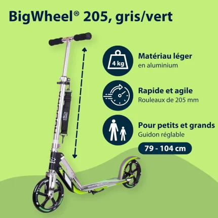 HUDORA Big Wheel Scooter 205 Tret Roller (6)