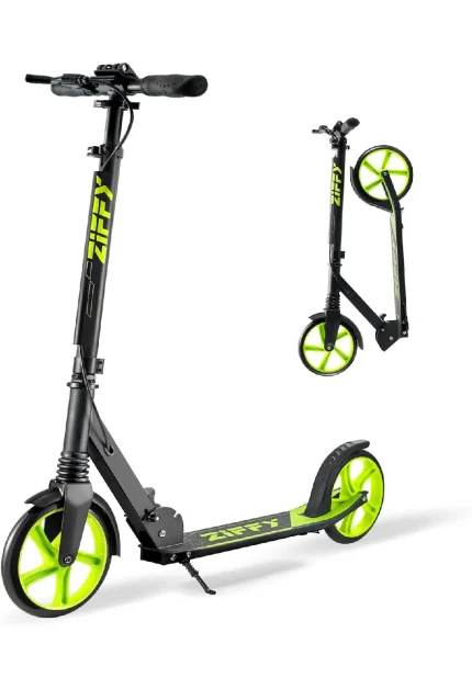 JOVA ZIFFY Scooter for Kids with Hand Brake, Foldable Kick Scooter for Ages 6 12, Lightweight Scooter for Boys with 4 Adjustable Heights, ABEC9 Bearings, Supports Up to 220 lbs (3)
