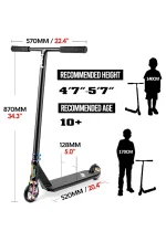 Pro Trick Scooters Patinetes para adolescentes de 10 años en adelante (7)