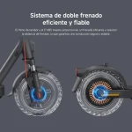 XIAOMI Electric Scooter USElite,4 Lite2 para Adultos, patín eléctrico, hasta 32 kmh, autonomía de 25–45 km, Potencia de 300–700 W, Llantas de 10”, Frenos Dobles, luz Frontal y Trasera, App Bluetooth (4)