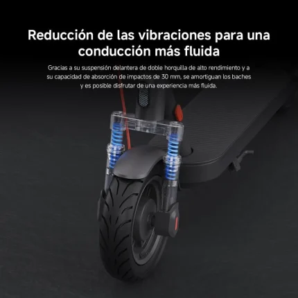 XIAOMI Electric Scooter USElite,4 Lite2 para Adultos, patín eléctrico, hasta 32 kmh, autonomía de 25–45 km, Potencia de 300–700 W, Llantas de 10”, Frenos Dobles, luz Frontal y Trasera, App Bluetooth (7)